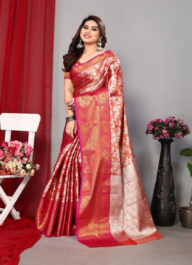 Meera 153 Color Set Banarasi SIlk Sarees Catalog
